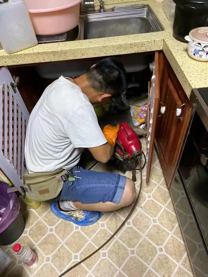 红山街道通下水道